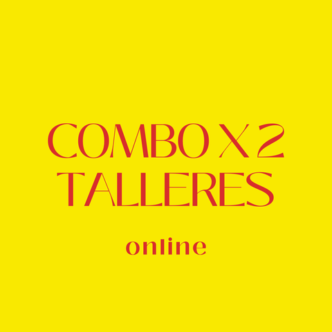 COMBO: 2 TALLERES PARA ACCIONAR.