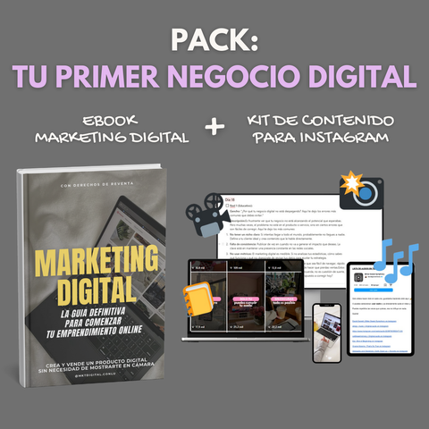 Pack tu primer negocio digital