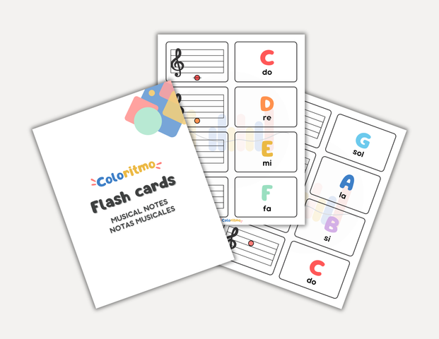Flash Cards | Notas musicales