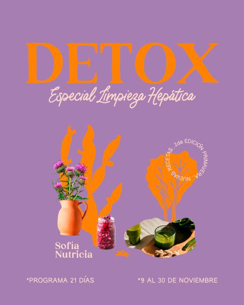 DETOX PRIMAVERA - Especial Limpieza Hepática