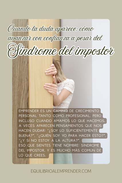 Cuando la duda aparece: cómo avanzar con confianza a pesar del síndrome del impostor