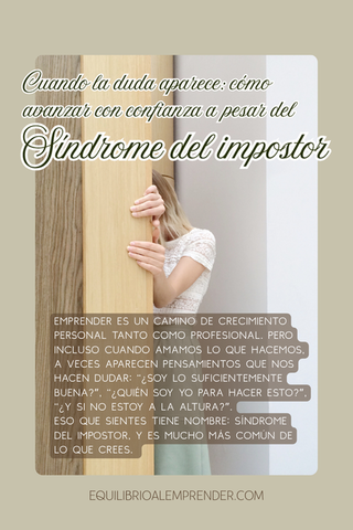 Cuando la duda aparece: cómo avanzar con confianza a pesar del síndrome del impostor