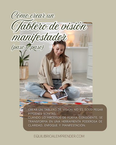 Cómo crear un tablero de visión manifestador (paso a paso)