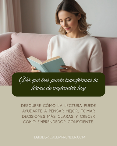 Por qué leer puede transformar tu forma de emprender hoy