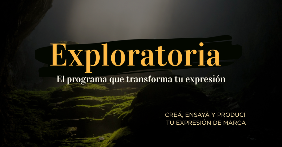 EXPLORATORIA: Creá, ensayá y producí tu expresión de marca en redes 