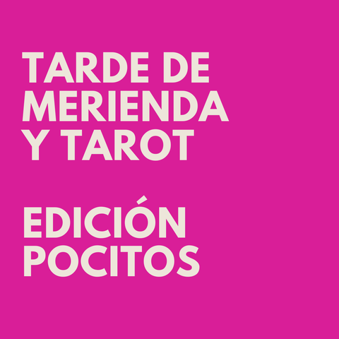 Tarde de Tarot y Merienda Pocitos