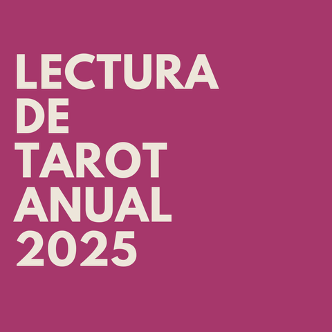 LECTURA DE TAROT ANUAL 2025