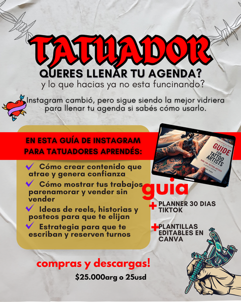 Llená Tu Agenda de Tattoos con Instagram GUIA COMPLETA