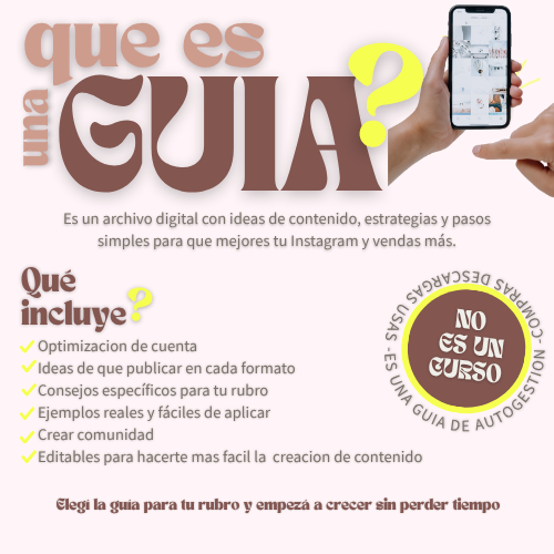 estan creadas por rubro porque tienen las ideas especifics que necesitas! Nada genérico