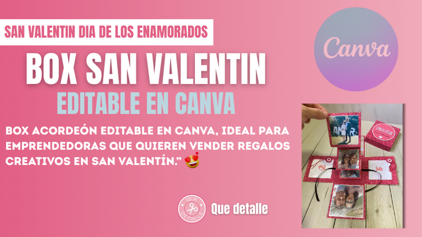 Box Acordeón San Valentín