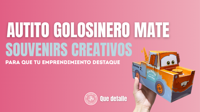 Autito golosinero Mate 