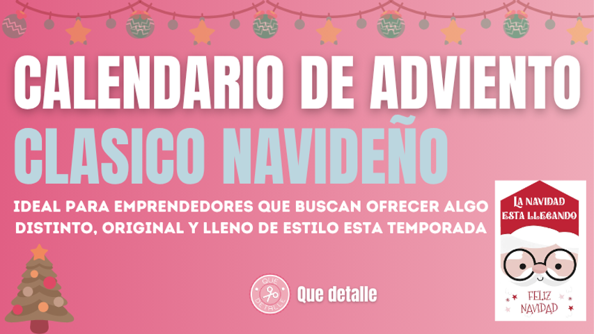 Calendario de Adviento Clasico de Navidad