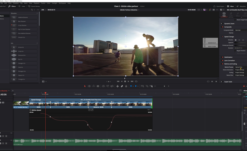 POSTPRODUCCIÓN AVANZADA CON DAVINCI RESOLVE STUDIO 20