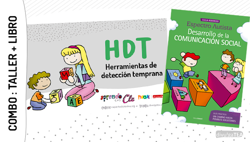 Combo: Taller Herramientas de Detección Temprana + Libro TEA Desarrollo de la Comunicación Social