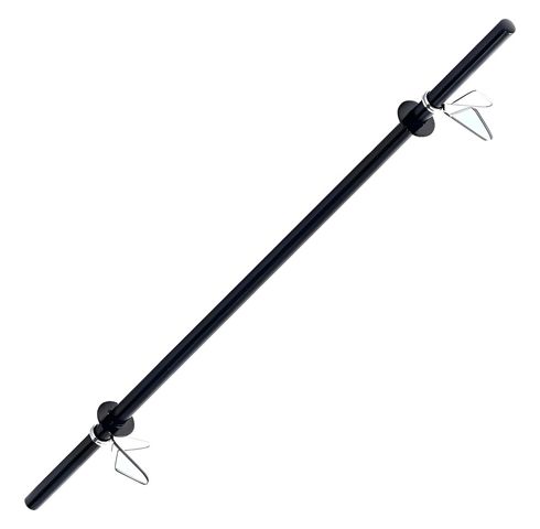 Barra hueca con topes. 