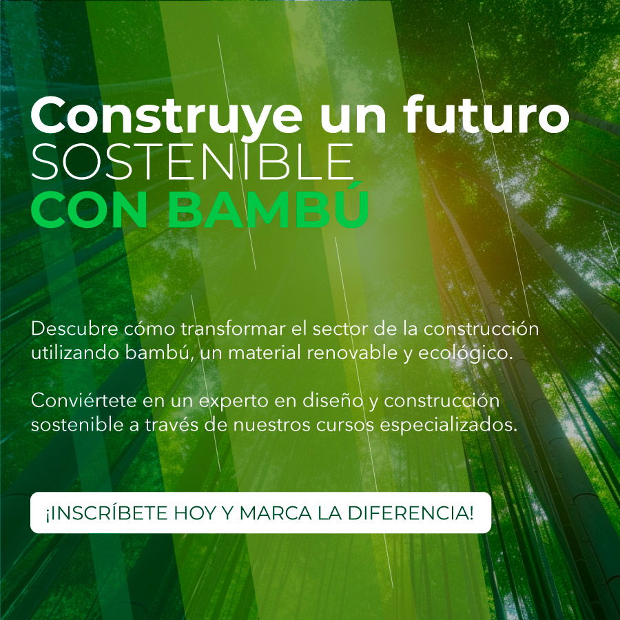 Construye un futuro sostenible con bambú