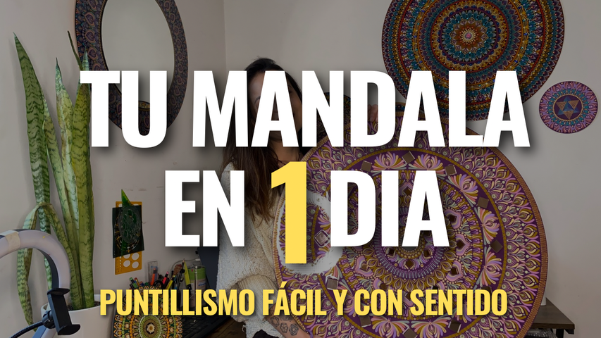 Tu Mandala en un día: Puntillismo fácil y con sentido