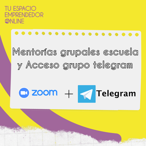 MENTORIAS SEMANALES ESCUELA EN VIVO POR ZOOM ESCUELA 