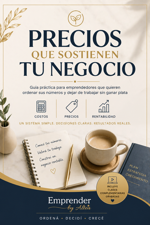 Precios que sostienen tu negocio
