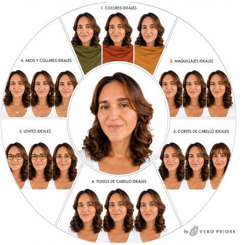 PACK TU ROSTRO, TUS COLORES. Tu guía de imagen visual 100% personalizada + sesión individual