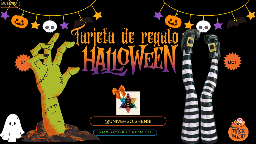 Tarjeta de Regalo Halloween $15000