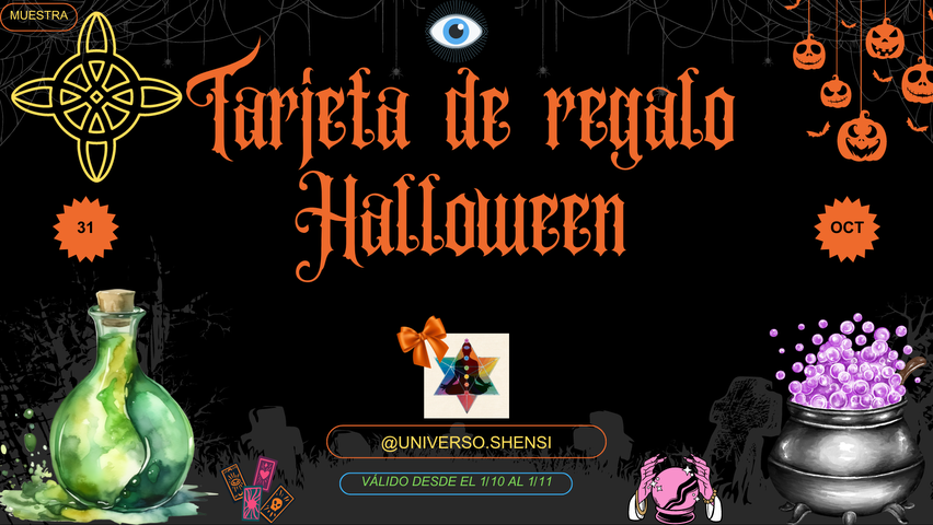 Tarjeta de Regalo Halloween $5000