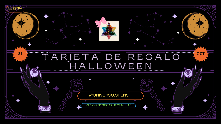 Tarjeta de Regalo Halloween $10000