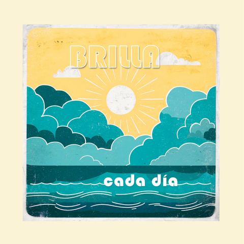 CUADRO - BRILLA CADA DÍA 20x20