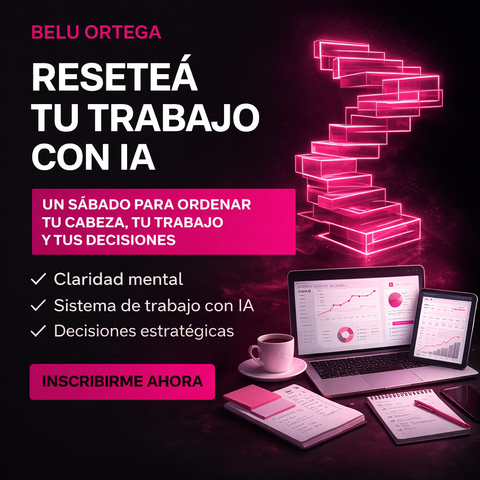 Reseteá tu trabajo con IA | Un sábado para ordenar tu cabeza, tu trabajo y tus decisiones
