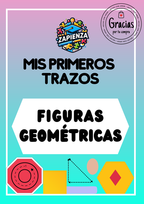 Mis primeros trazos: Figuras geométricas ️ ️