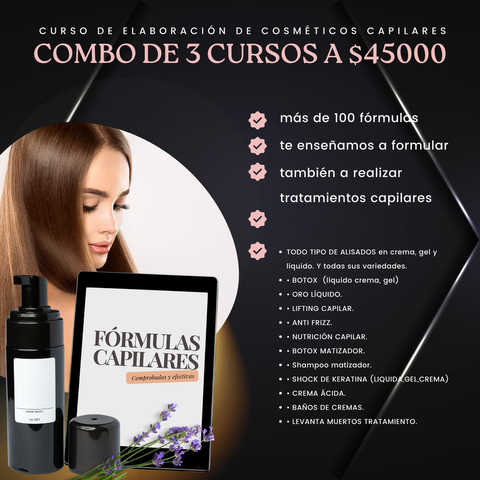 Curso Elaboración de productos capilares 