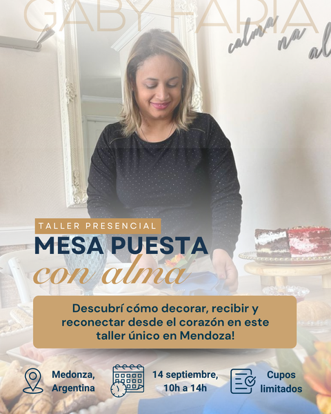 Taller Presencial: Mesa Puesta con alma