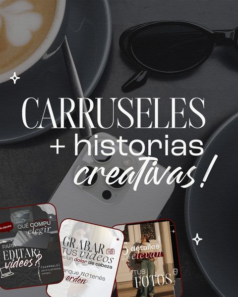 Carruseles + historias creativas