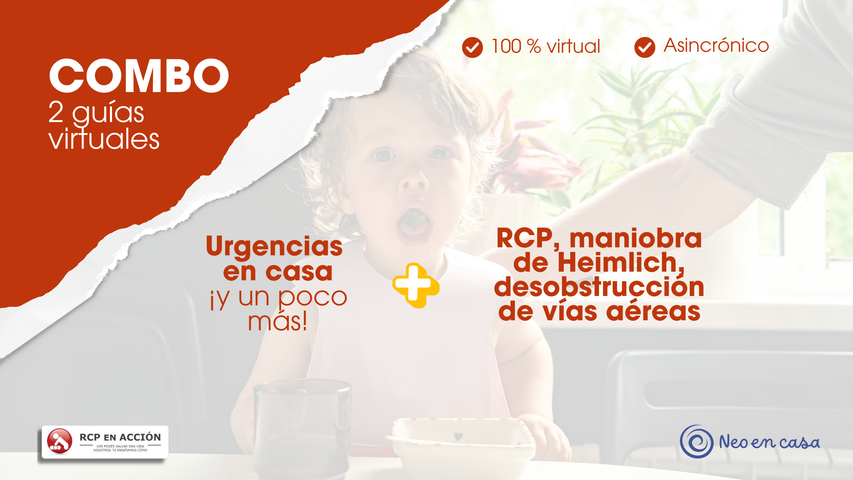 [COMBO] Guía virtual RCP + Urgencias en casa