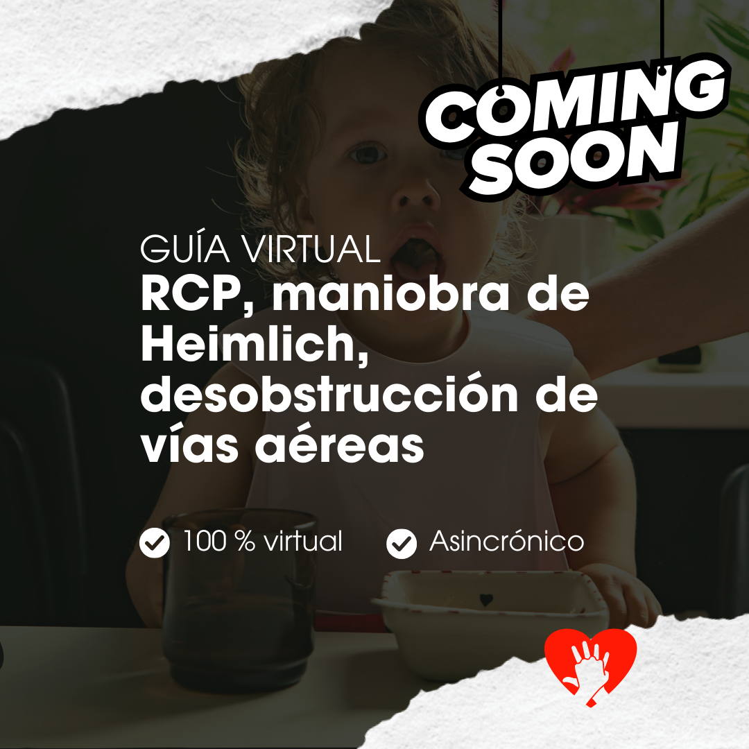Curso online de RCP, maniombra de Heimlich y desobstrucción de vías aéreas para niños y bebés