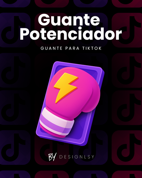 Guante Potenciador | Tik tok | Rosado