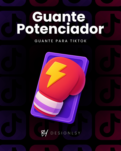 Guante Potenciador | Tik tok | Rojo