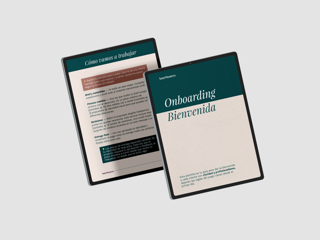 Plantilla - Onboarding / Bienvenida