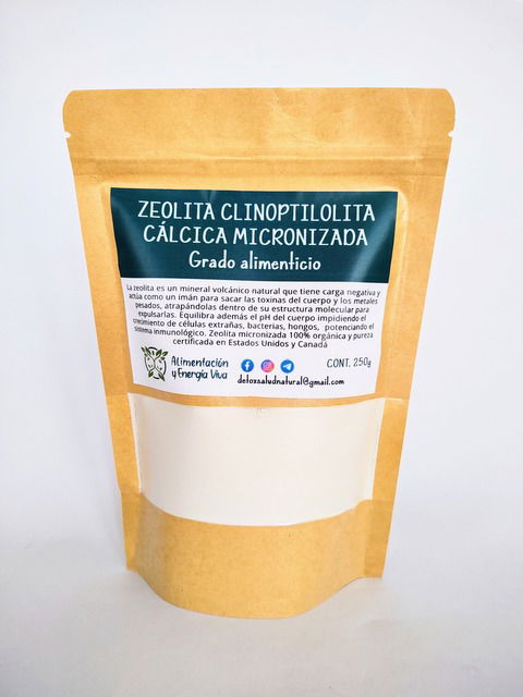 ZEOLITA CLINOPTILOLITA Grado alimenticio