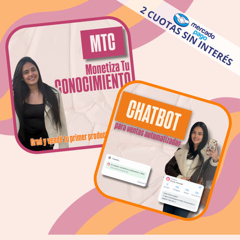 CREÁ Y VENDÉ TU PRODUCTO DIGITAL | MTC + Chatbot