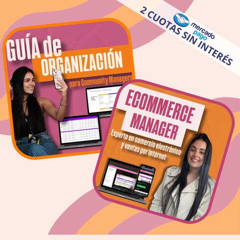COMBO EMPRENDEDOR | Guía de Organización para CM + eCommerce Manager