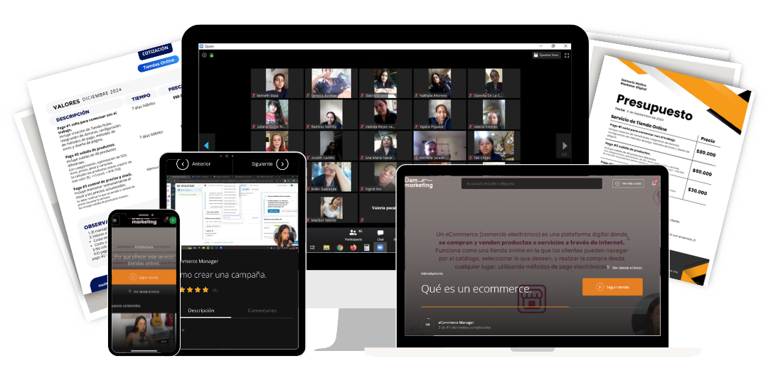 Mockup del curso