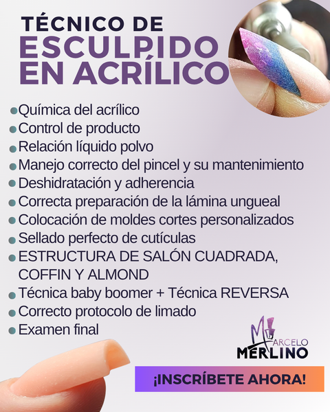 TÉCNICATURA - MÓDULO 2 - ESCULPIDO EN ACRÍLICO