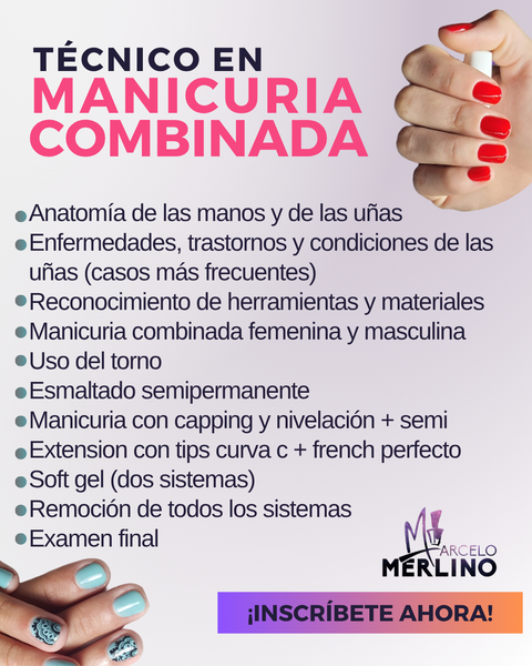 TÉCNICATURA - MÓDULO 1 - MANICURIA COMBINADA 