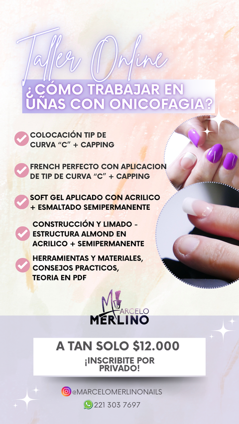 ¿Cómo trabajar en uñas con ONICOFAGIA?