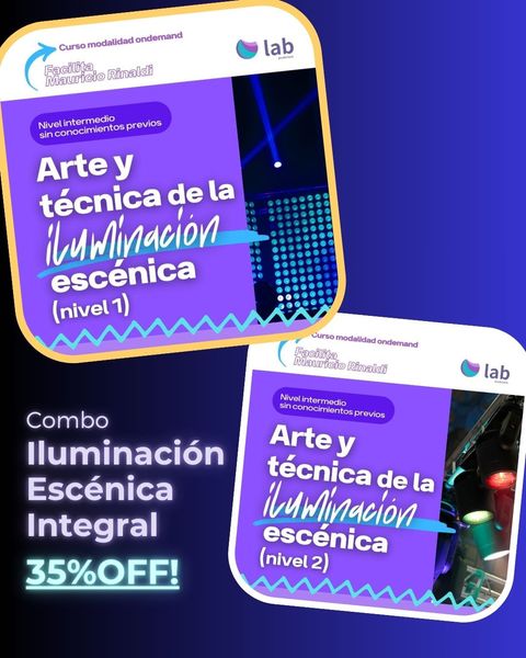 Combo Iluminación escénica integral (nivel 1 y 2)