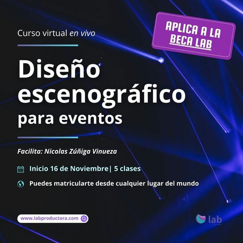 Diseño escenográfico para eventos