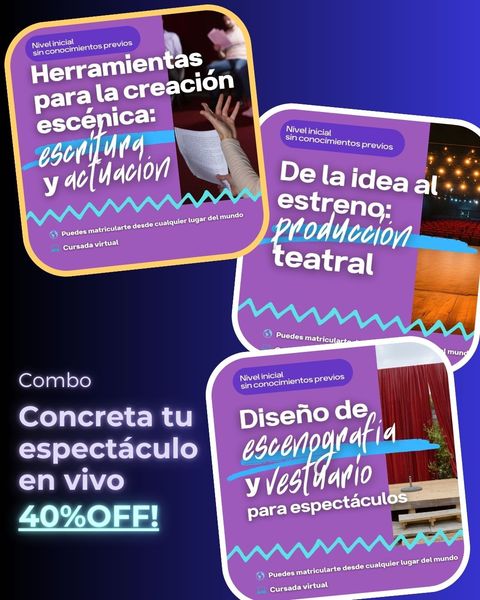 Combo concreta tu espectáculo en vivo