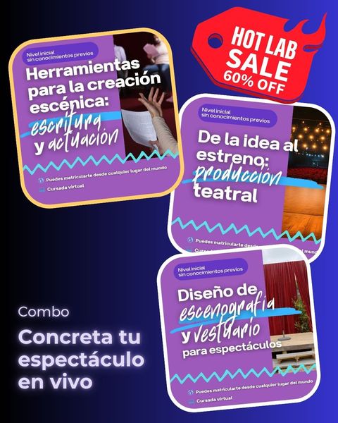 Combo concreta tu espectáculo en vivo