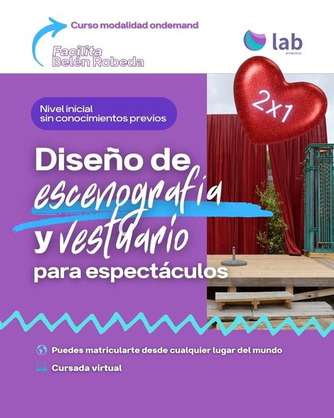 Curso Diseño de escenografia y vestuario para espectáculos